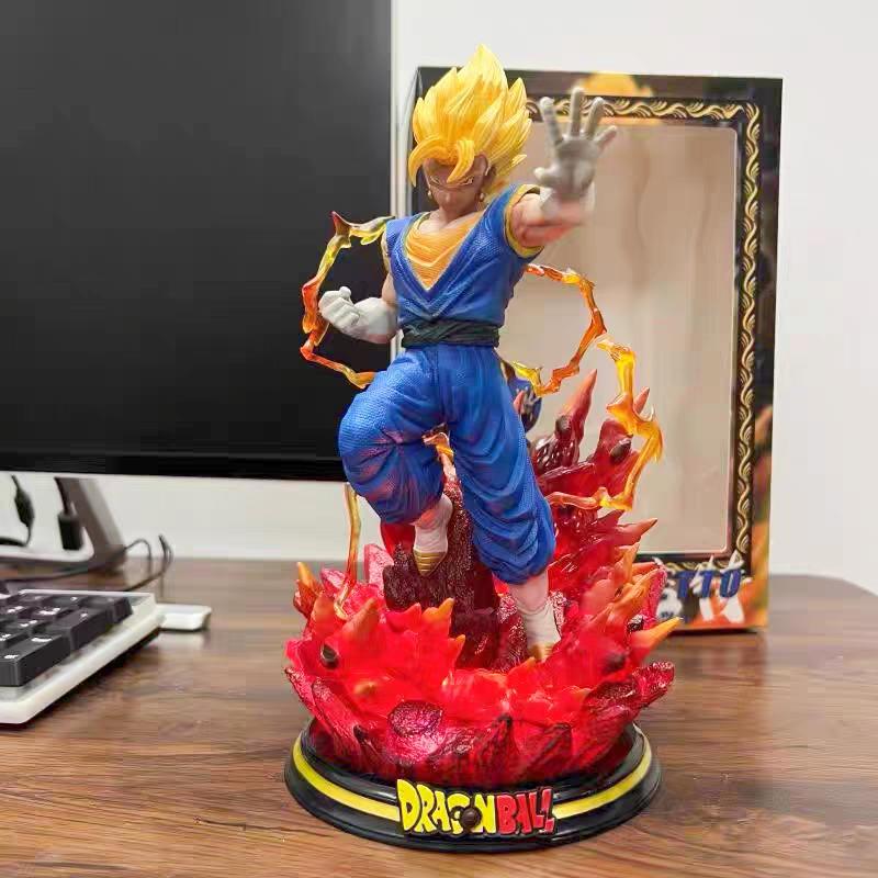 25cm Anime  Figures Vegetto Gk Action Figures With Light Tenth Bullet Pvc Collection Model Dolls Toys Ornamen Gifts
