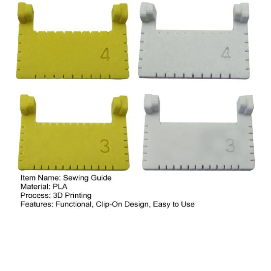 Clip-On Sewing Guide Edge Stitch Lock And Sewing Gauge Hand Sewing Stitch Guide for Beginners Straight Stitches DIY Crafting