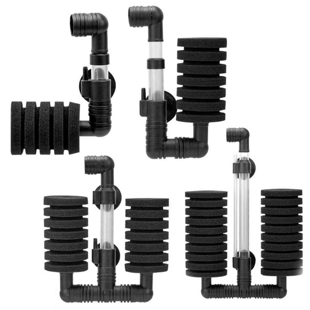 360° Rotatable Biochemical Sponge Filter Cotton Filters Aquarium Oxygen Pump Single/Double Head