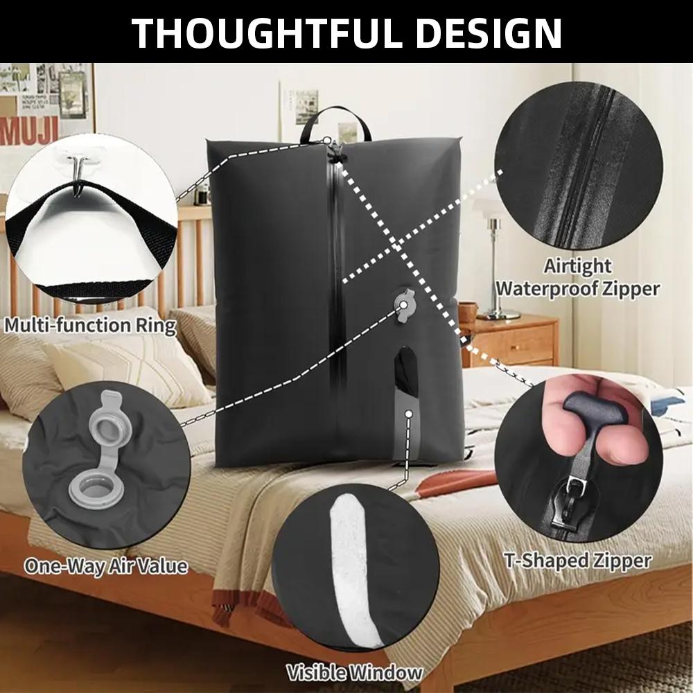 Space Saver Bag Waterproof Dustproof Clothes Storage Bag Vacuum Compression Bag Travel Luggage Suitcases Storage Compression Bag