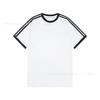 25SS American Trendy Brand Summer New Small Label Letter Embroidery Simple Loose and Versatile Men and Women Couples with the Same Short Sleeves