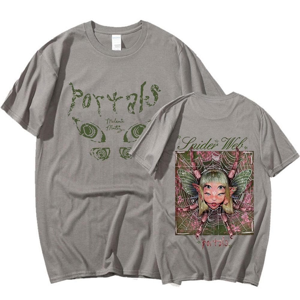 Melanie Martinez Portals Tour T Shirt Men Women Cotton Casual Short Sleeve T-shirts Oversized Harajuku Aesthetic T Shirts Couple