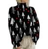 Christmas Sweatshirts For Women Knit Sweater Cute Shirt Fall Turtleneck Pullover Tops