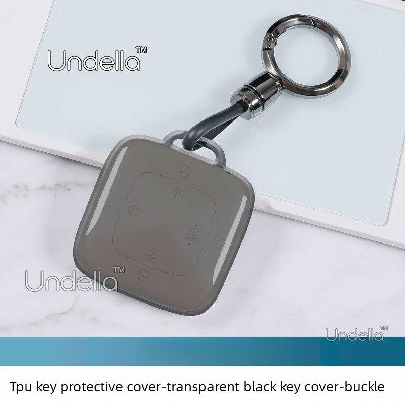 For Zeekr 7GT 2026 2027 Car Remote Key Case Cover Shell Soft TPU Car Key Cover Remote Fobs Case Protector Auto Accessories