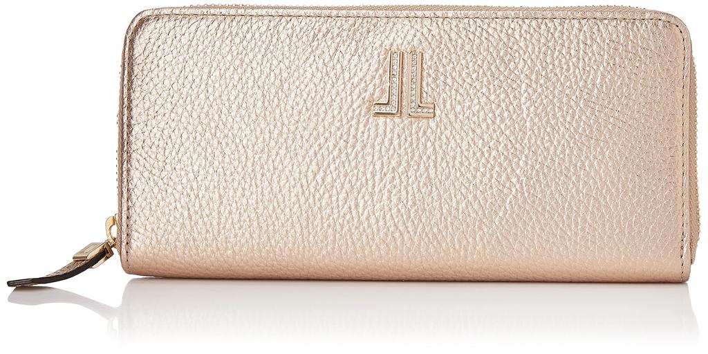 Lanvin Collection Love Laperce Wallet 65-6804 Women's Champagne Gold