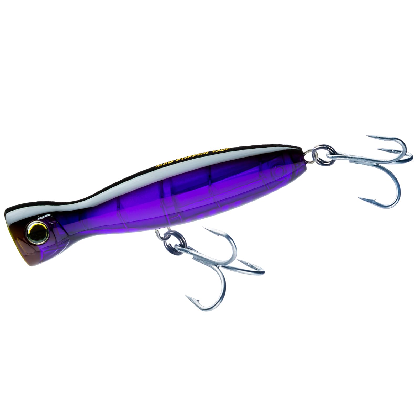 

YO-ZURI Saltwater Lure Mag Popper Floating 100mm Color Black Purple Center of Gravity Shift