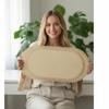 Large 58x30cm Wooden floor for baby cradle Moses Basket wood bottom Oval Base DIY baby Basket Newborn Crochet Knitted