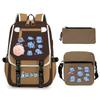 Animation Cartoon Peripheral Printing Children'S Backpack Campus Large Capacity Primary And Secondary School Students Schoolbag Three-Piece Set