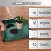 50PCS/Set Plastic Flower Pot Hole Mesh Pad Prevent Soil Loss Breathable Flower Pot Bottom Mat Round Bonsai Drainage Screens