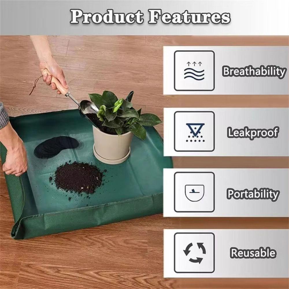 50PCS/Set Plastic Flower Pot Hole Mesh Pad Prevent Soil Loss Breathable Flower Pot Bottom Mat Round Bonsai Drainage Screens