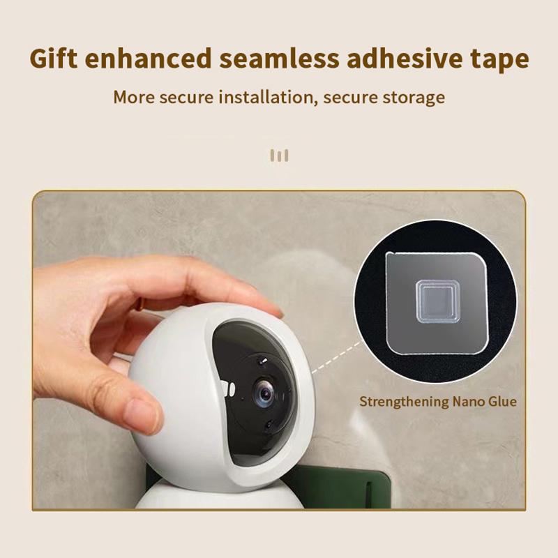 Punch-Free Security Surveillance Camera Stand New Traceless Wall-Mounted Bracket Home Self-Adhesive Drill-Free Fixer 1Pcs