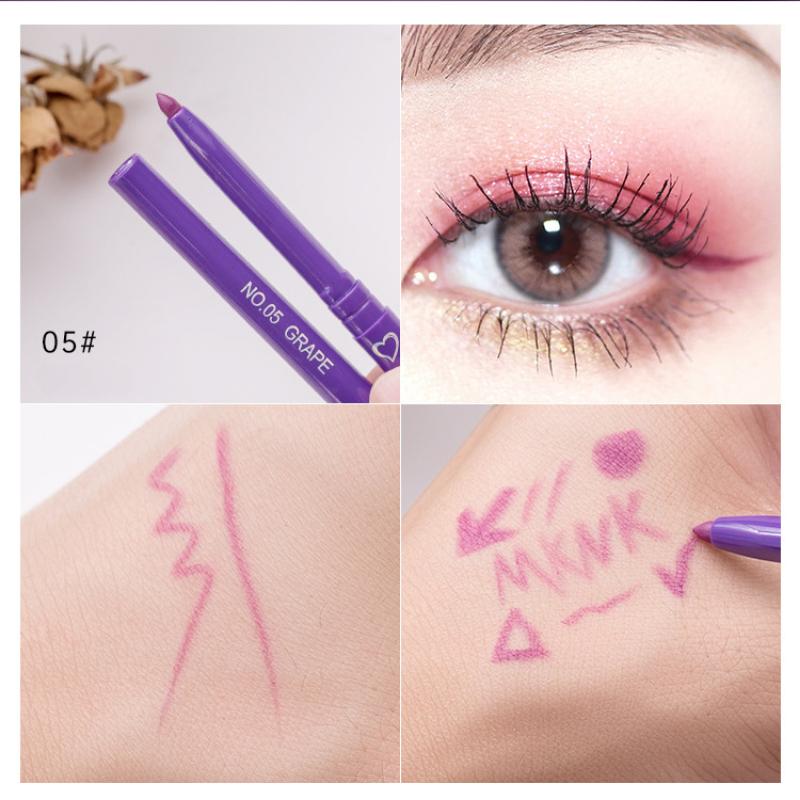 Ultra-fine Liquid Lying Silkworm Eyelash Pen Brown Gray Matte Eyeliner Pencil Smooth Lasting Eye Shadow Highlighter Stick Makeup