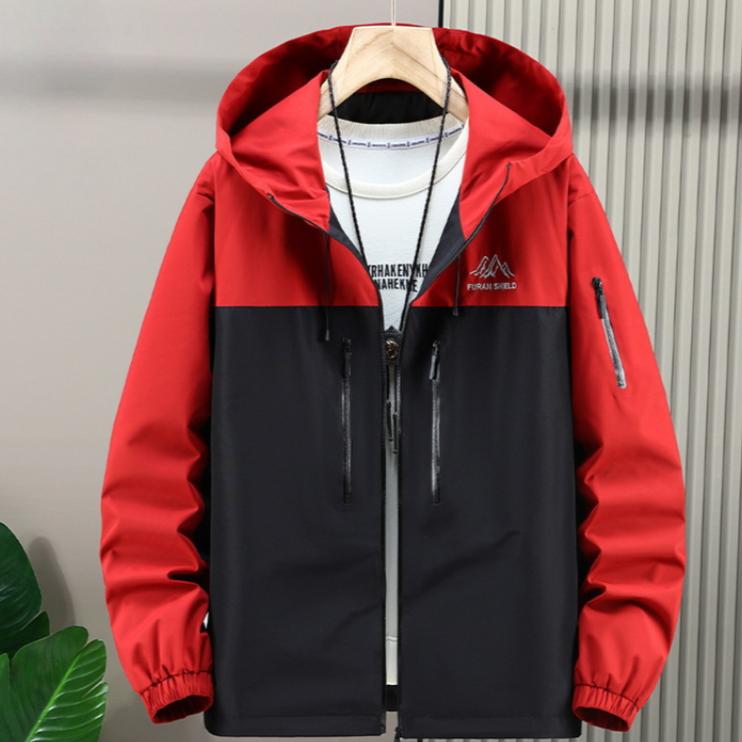 Plus Size11XL 12XL Męski z kapturem Plus Fat Łączony Top Kurtka Interchange Kurtka Funkcyjna