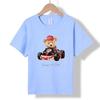 XH14 MINISO 2026 Summer New Printed Cotton Round Neck T-shirt for Children Aged 1-16, Boys and Girls