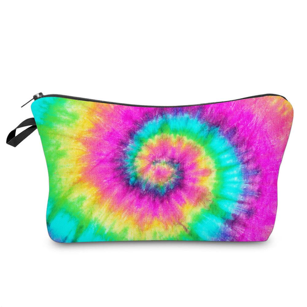 Women Cosmetic Bag Multiple Pattern Fashion Portable Casual Storage Travel Pouch Toiletry Bags