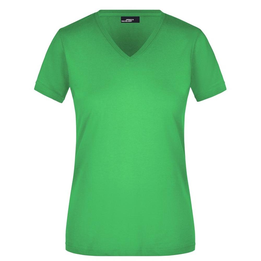 James and Nicholson Womens/Ladies V Neck Slim T-Shirt