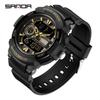 Sanda Men's Upgraded Waterproof Military-Style Luminous Digital Sports Watch