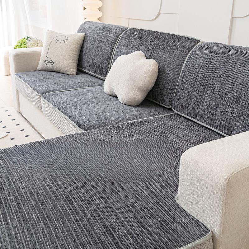 Elastic All-Inclusive Universal Cover Cover Four Seasons Universal Chenille Non-Slip Anti-Scratching Cover Cloth Cushion