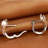Women Crystal Stud Earrings Valentine Day Gifts Fashion Jewelry Hoop Earring 1 Pair