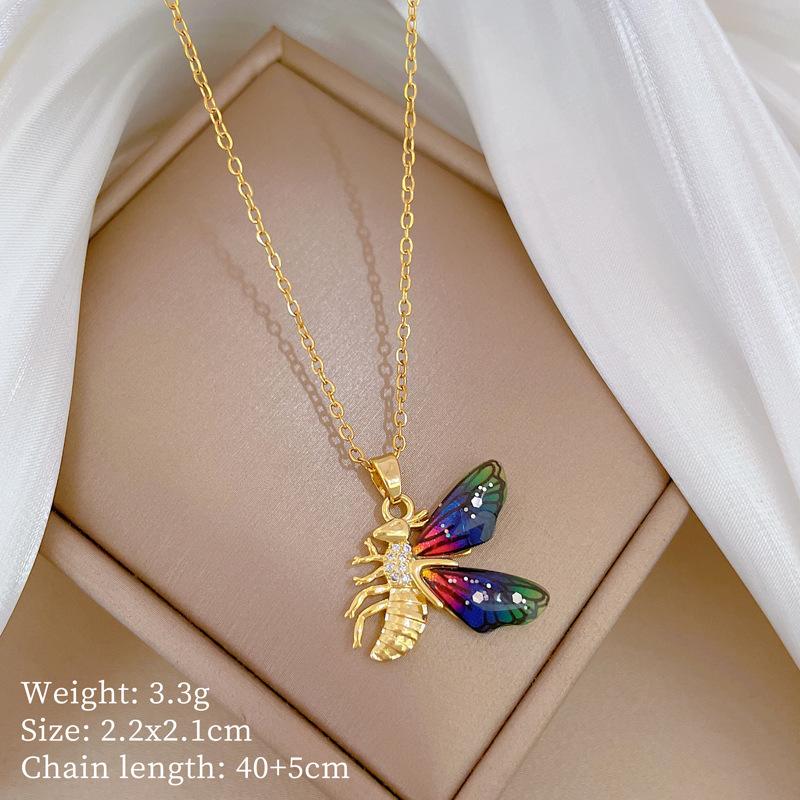 Light Luxury Moon Full Of Diamonds Micro-Inlaid Design Temperament Shining Necklace Female, Simple Pendant