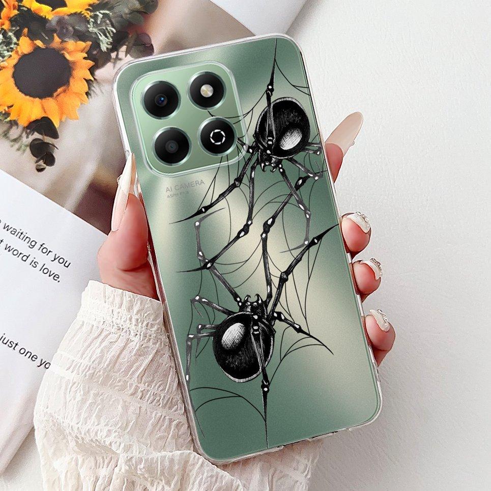 Für Huawei Honor X6 X6s 4G 5G X6a Plus Handyhülle Drache Löwe Tiger Cool Mode Malerei Rückseite Weiches Schwarzes Silikon Hülle