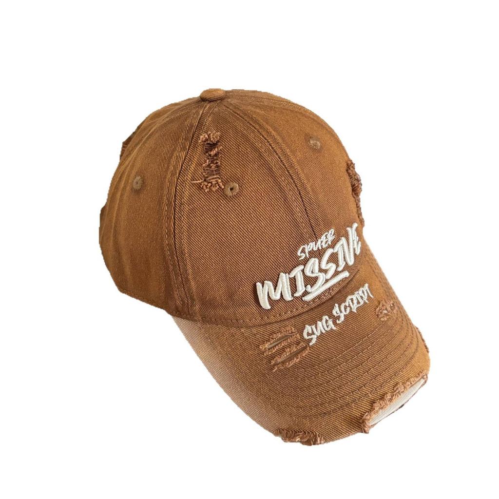 Retro-Baseballkappe mit Stickerei für Damen und Herren mit Sonnenschutz und verstellbarer Passform