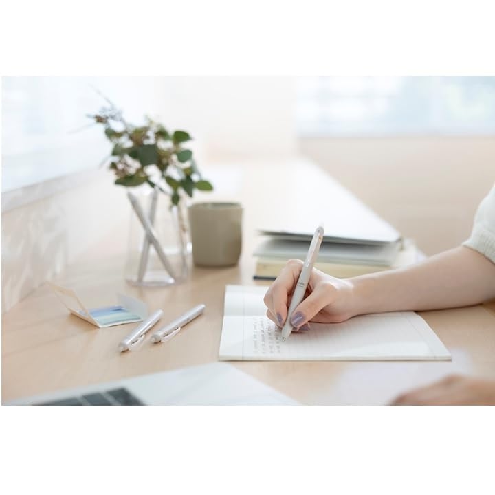 Pilot Frixion Waai Mini Gray Erasable Ballpoint Pen x 3 pens 0.5mm LFW-15-MNGY