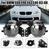 Fog Lamp Assembly With Bulbs For BMW 3 5 6 Series E60 E61 E90 E91 323i 325i 525i Front Bumper Anti Fog Light 63176910791