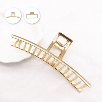 Mno Square Metal Hairpin Straight Medium Length Hair Updo Hair Clip