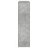 Bookshelf Concrete Grey 100 x 33 x 125.5 cm Engineered Wood