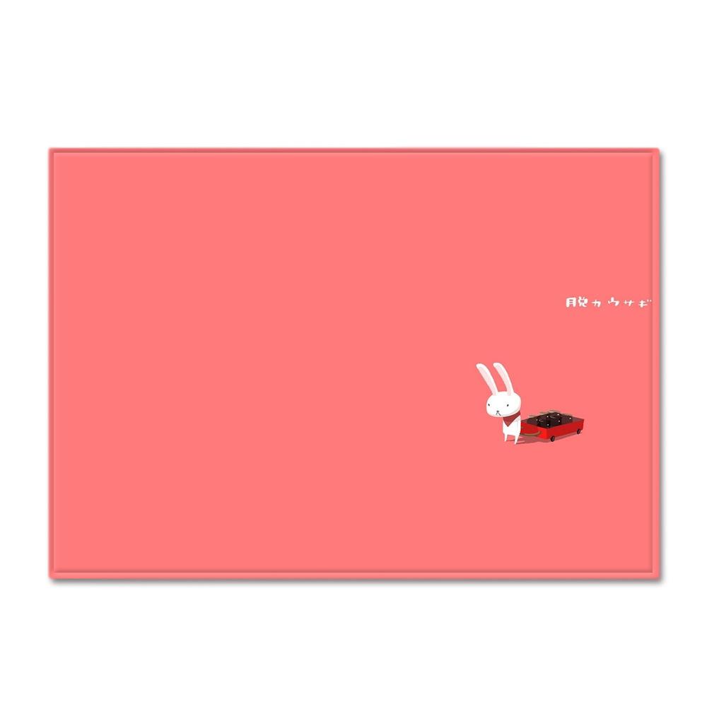 Ethnic Style Carpet Feather Style Bedroom Floor Mat