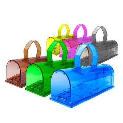 Mouse Trap Waterproof Smooth Edge High Sensitivity Transparent Simple Operation Mice Control Effective Rat Mice Hamster Catcher Cage with Handle
