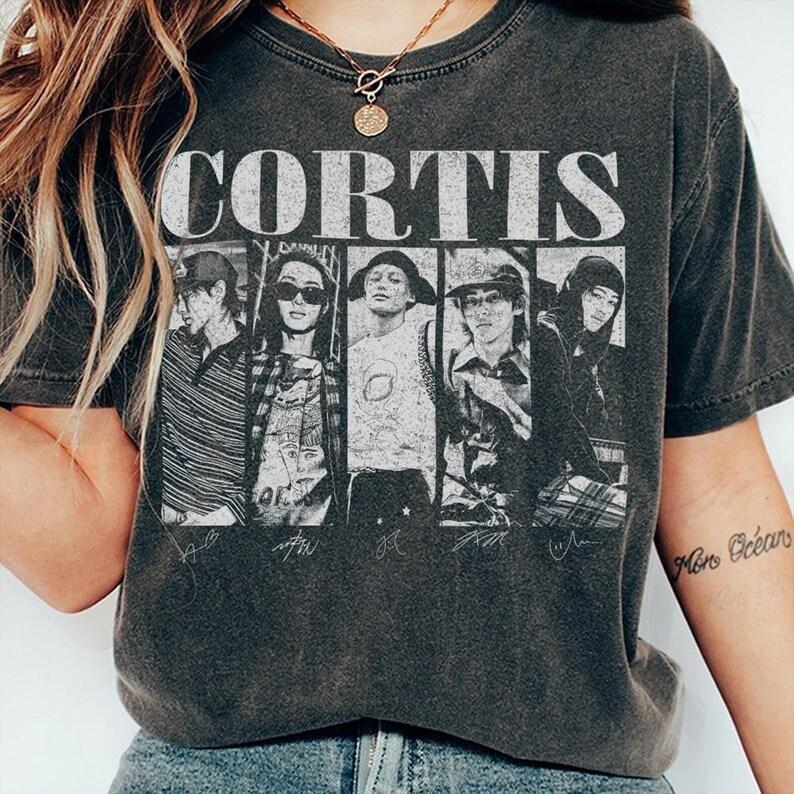 Vintage 90s Cortis Band Music Vintage Comfort Colors Shirt Fan Tee Casual Loose Crew Neck T-shirt Unisex K Pop Tops