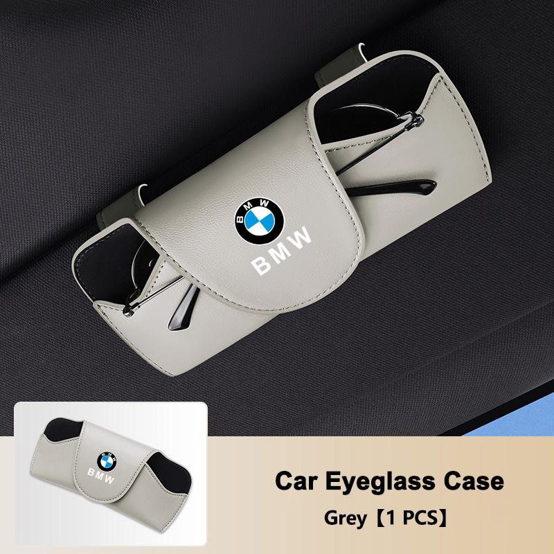 CMU2 Leather Car Sun Visor EyeGlasses Case glasses Bracket Clip For BMW 1 2 3 4 5 7 Series X1 X3 X4 X5 X6 X7 F10 F20 F30 G20 G30 F15