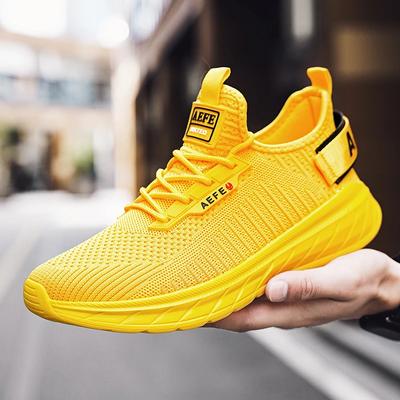Mode Sommer Herren Laufschuhe Leichte Sportschuhe Klassisches Mesh Atmungsaktive Freizeitschuhe Mode Sportlich Rutschfeste Sneaker