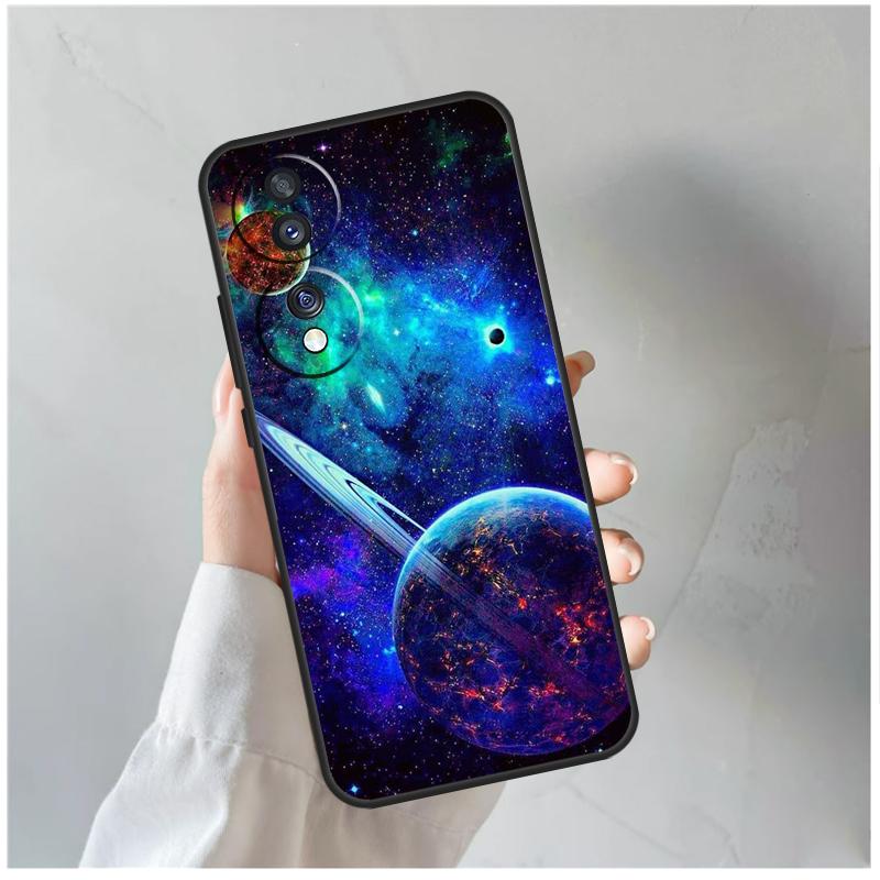 Space Solar System Planets Universe Funda For Honor Magic 6 Lite 5 Pro 50 70 90 Honor X8a X8b X6 X7 X8 X9 X6a X7a X9a X9b Case
