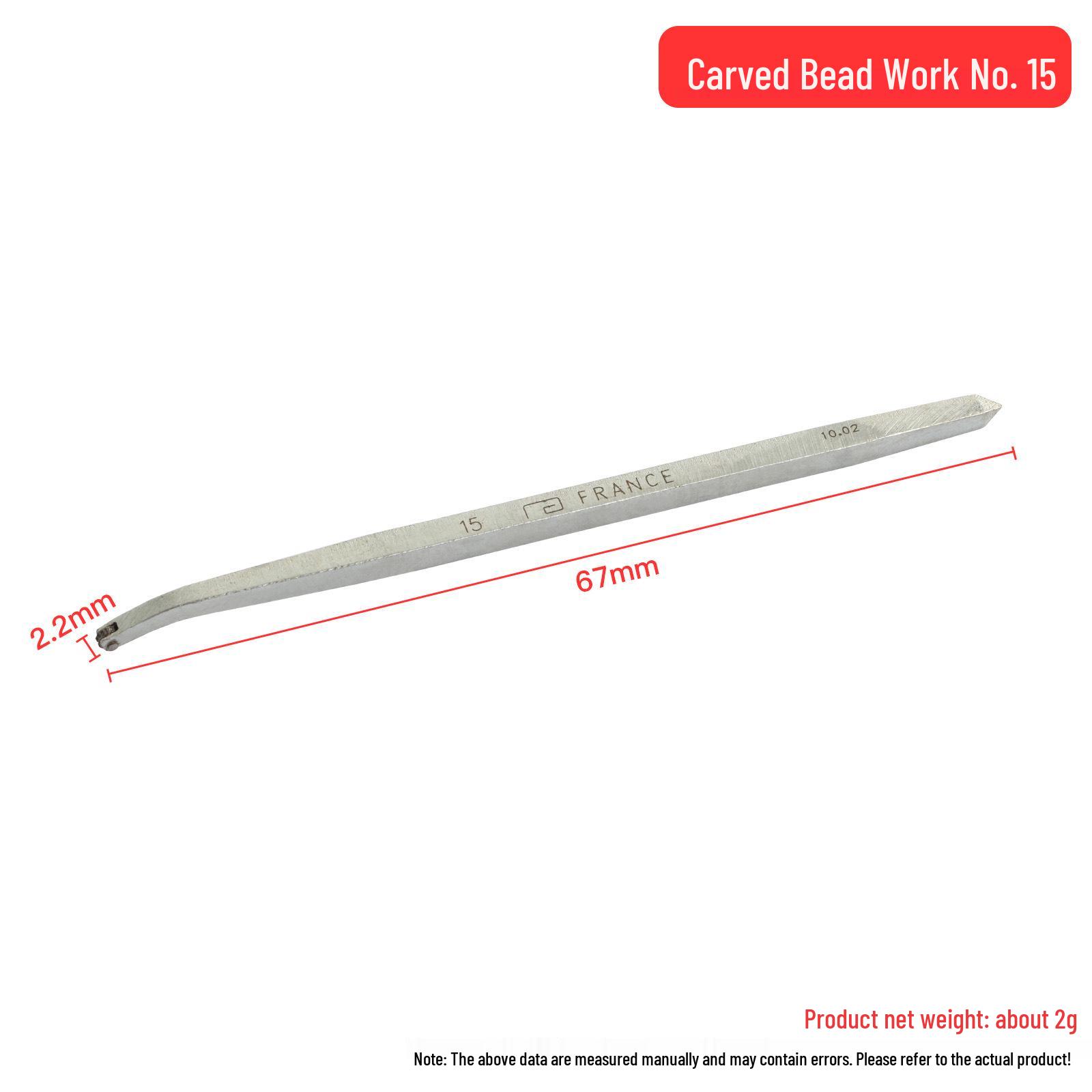 Bead Wheel Carving and Inlay Shovel Knife for Jewelry Tools