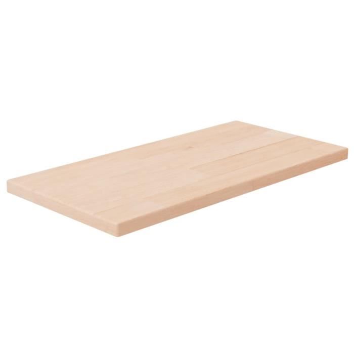 342920 vidaXL Panneau d'étagère 40x20x1,5 cm Bois de chêne massif non traité
