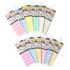 Clover Iron-Free Strong Adhesive Fabric Name Label M Size 45×14mm White 6 Sheets