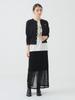 B:MING LIFE STORE by BEAMS Women's Gymphlex Cotton Long Sleeve Short Tee Cardigan, Black, Size 14