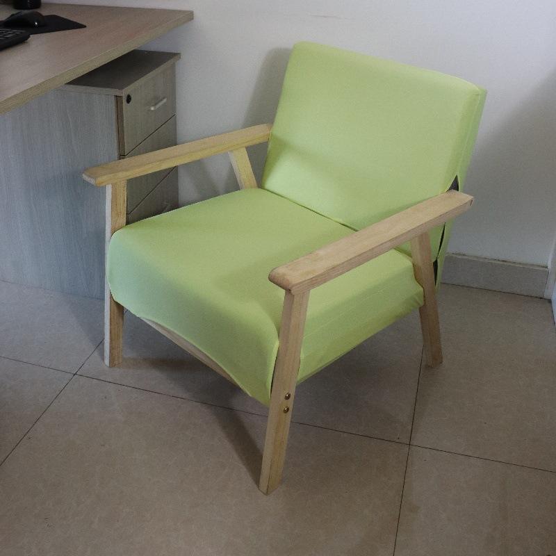 Elastic Single Sofa Cover Solid Universal Wood Chair Cover High Stretch Hotel Living Room Furniture Arm Chair Protector Cover