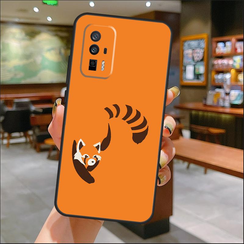 Red Panda Case For Xiaomi 15 14 13 Ultra 11T 12T 13T 14T Pro POCO X7 Pro X3 X5 X6 M6 F5 F6 Pro Cover
