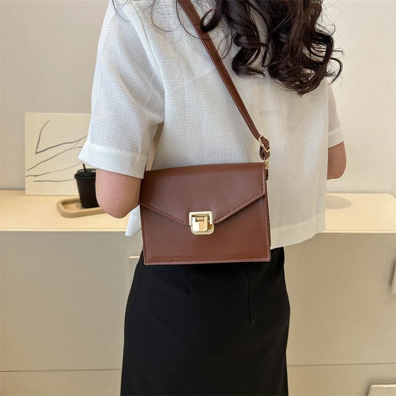 Chic Summer 2023 Small Square Bag Fashionable Street Style Pu Crossbody Bag
