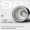 RELEA Men's Pure Titanium Lined Insulated Tea Thermos with Temperature Display