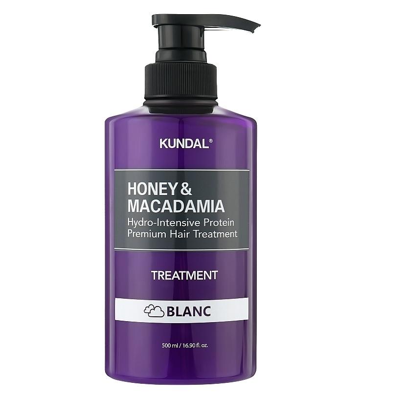 

Поживний кондиціонер з медом та олією макадамії Honey & Macadamia Protein Hair Treatment Blanc Kundal 500 мл