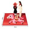 Year Of The Horse  Velvet Floor Mat Decorative Blanket Home Entryway Foot Mat Water-Absorbent Anti-Fall Door Mat