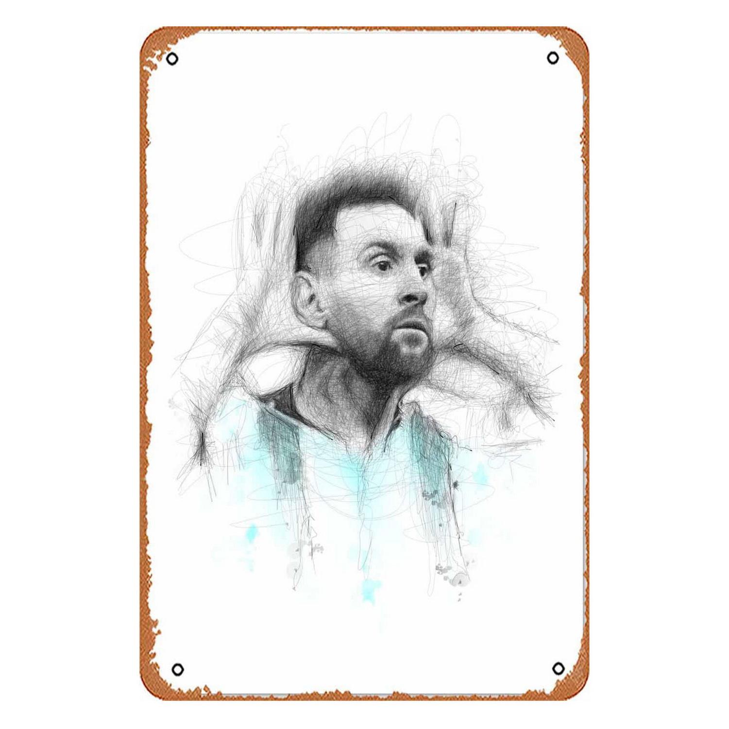 

Аргентина металлическая жестяная вывеска футбол настенное украшение табличка винтажный художественный постер железная картина для Мужская пещера домашнее кафе сад клуб бар 20x30cm