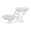 Cake Stand White Dessert Tray Snack Display Tray Bakeware Tabletop Display Stand for Candy Anniversary Banquet Tea Party