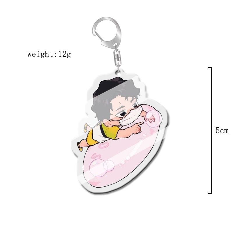 Haikyuu!! Anime Acrylic Keychain Charm - Creative Campus Ornament Gift