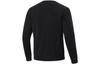 Li Ning Table Tennis Collection Solid Color Fleece Lined Crew Neck Pullover Sweatshirt Unisex Black AWDUA61-1